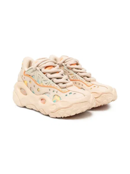 Sneakersy dziecięce Puma pomarańczowe
