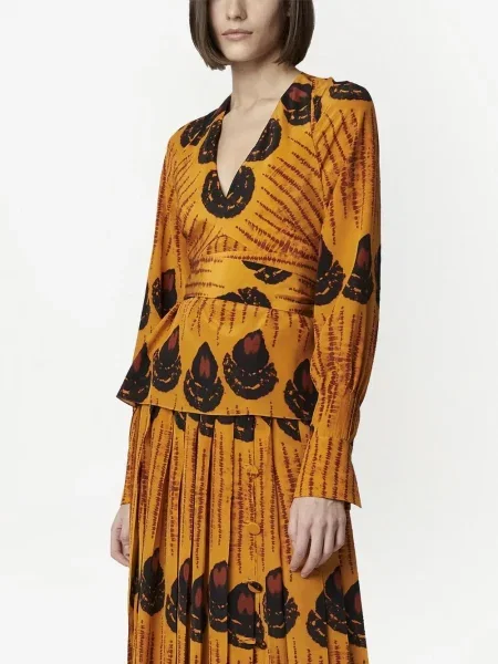 Długa bluzka Altuzarra pomarańczowa