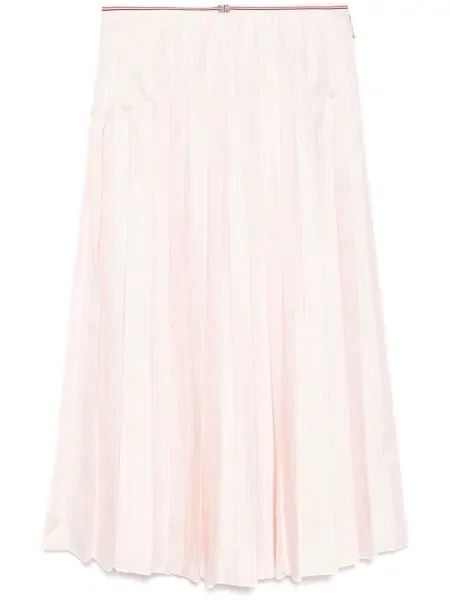 Fusta plisata Thom Browne plisată roz