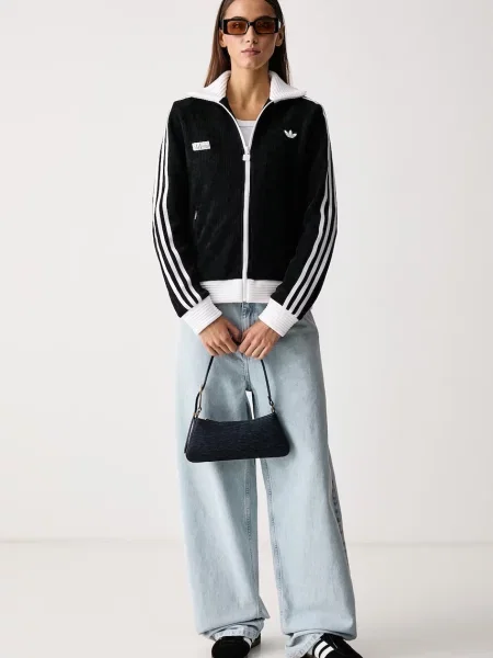 Adidas Originals mikina na dámska s bavlnou Adiluna Season 2 x Jennie čierna