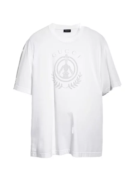 Tricou Gucci cu imagine alb