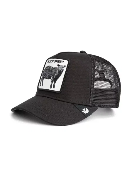 Шапка с козирка и добавен Goorin Bros Black Sheep Trucker черно