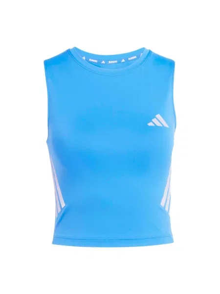 ADIDAS PERFORMANCE Sport top Iconic azur / gri argintiu alb