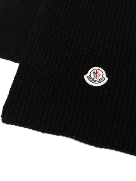 Rękawiczki dziecięce Moncler Enfant czarne