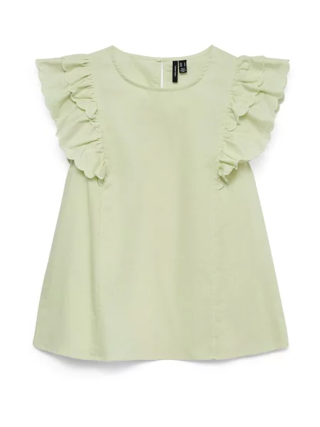 VERO MODA Blúz VMRITA világoszöld
