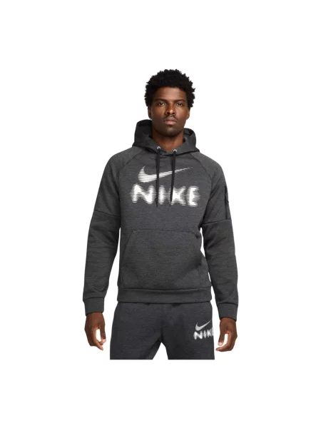 Bluza z kapturem Nike fitness szara