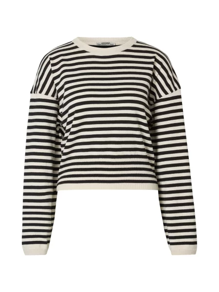 Pulover bej deschis negru