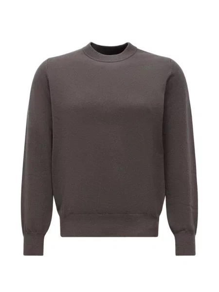 Pulover Department 5 cu decolteu rotund cu autograf verde