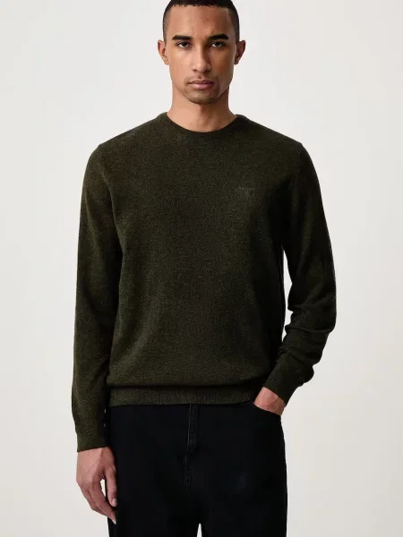 Barbour pulover pentru bărbați din lână verde