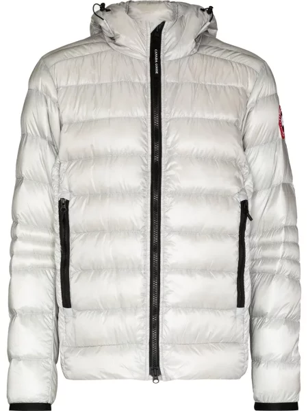 Geacă Canada Goose argintiu