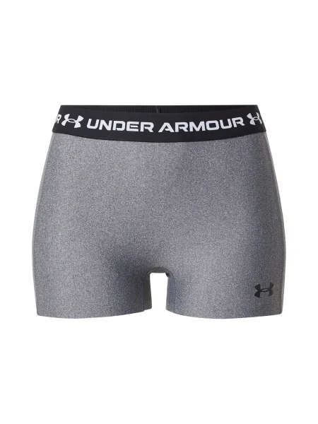 UNDER ARMOUR Športne hlače pegasto / črna / bela siva