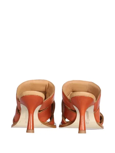 Papuci tip mules Miista maro