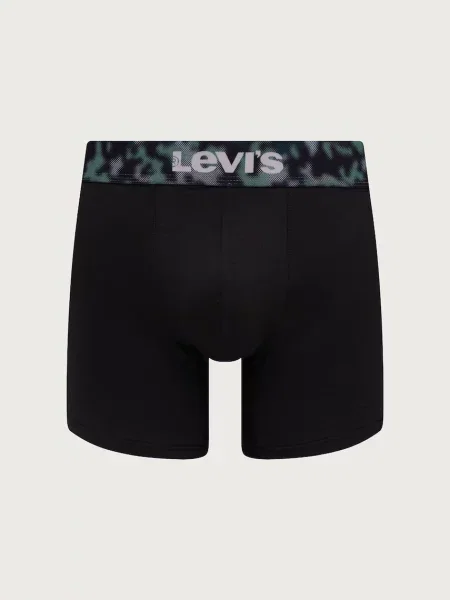 Levi's priliehavé boxerky pánske s bavlnou čierna