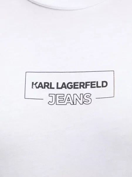 Футболка Karl Lagerfeld Jeans белая