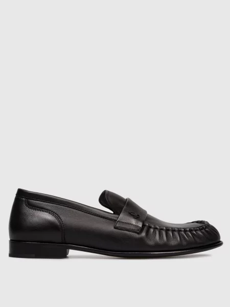 Кожаные лоферы Jimmy Choo черные