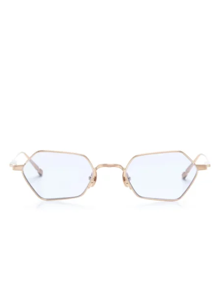 Ochelari de soare Matsuda cu imprimeu geometric auriu