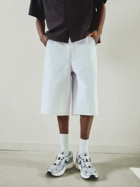 Bershka Jeans alb