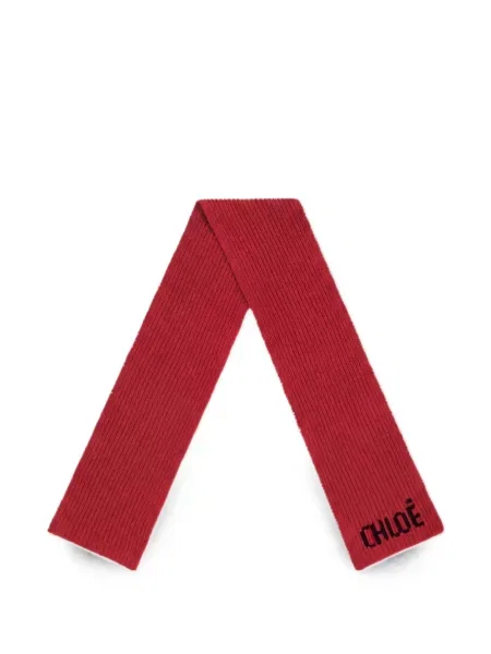 Fular Chloé cu autograf roșu
