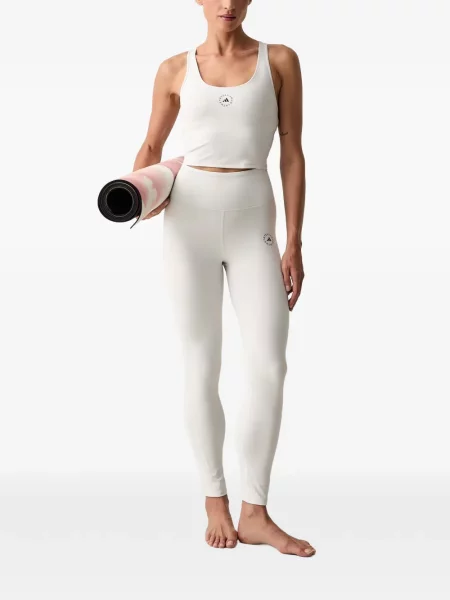 Top Adidas By Stella Mccartney cu imagine alb