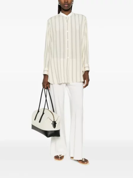 Pantaloni The Row alb