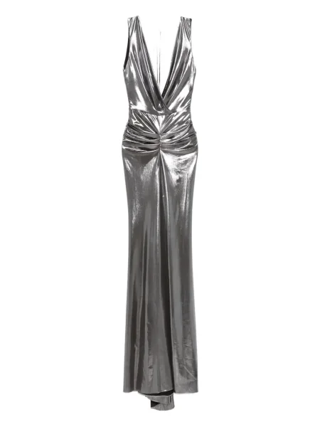 Rochie Lita Couture de costum argintiu