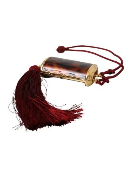 Torebka Dolce And Gabbana skórzana brązowa