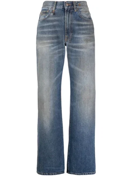 Proste jeansy R13 niebieskie