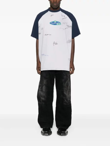Tricou Balenciaga alb