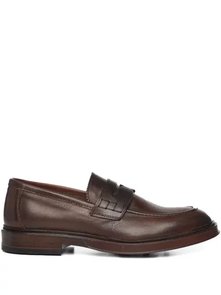 Pantofi loafer Giuliano Galiano din piele maro