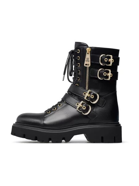 Buty do kostki Loriblu skórzane czarne