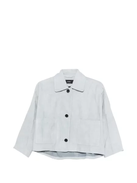 Geanta de piele Arma albastru