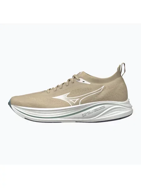 Férfi futócipő Mizuno Neo Zen 2 pale khaki/snow white/granite green. Méret: 45 EU fehér