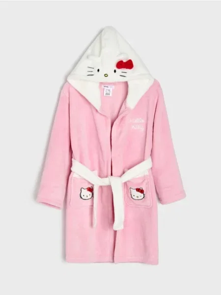 Sinsay Župan s ušima Hello Kitty růžová