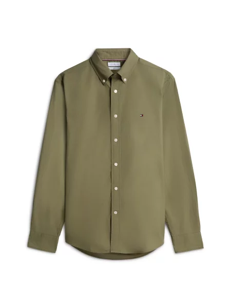 TOMMY HILFIGER Cămașă Flex oliv