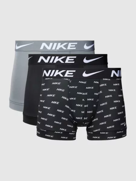 Bokserki Nike z nadrukiem czarne