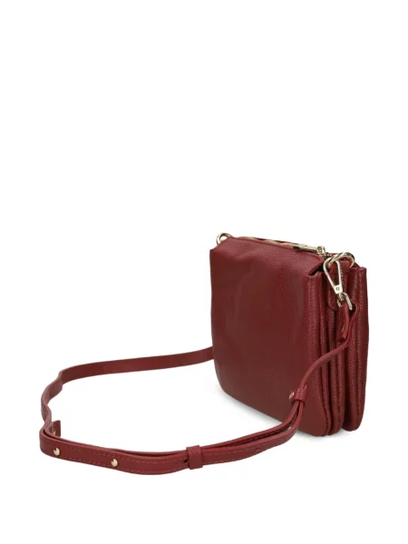 Body My Best Bag din piele roșu