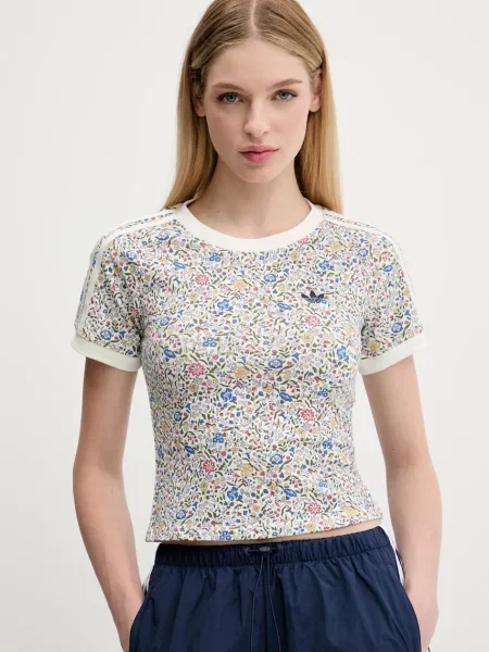 Тениска adidas Originals Liberty дамска бяло