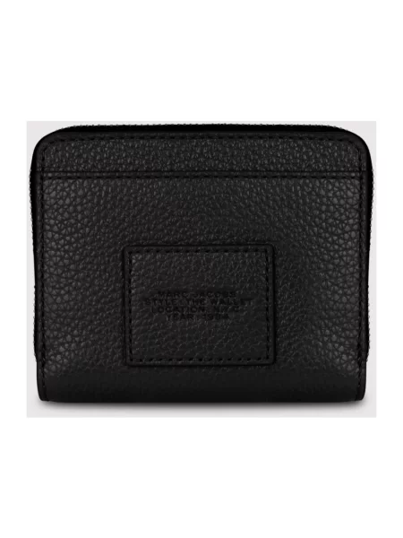 Kompaktowy portfel Marc Jacobs skórzany czarny