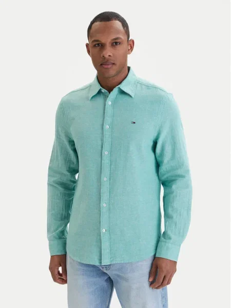 Tommy Jeans Cămașă verde