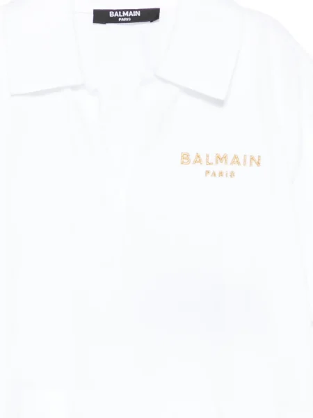 Top dziecięcy Balmain biały