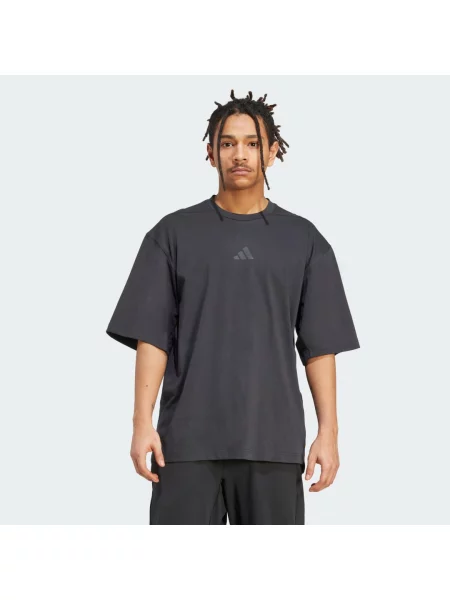 Adidas T-Shirt PrimeLift Workout Oversize czarny
