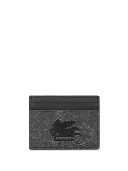 Portofel Etro cu imagine cu model paisley negru