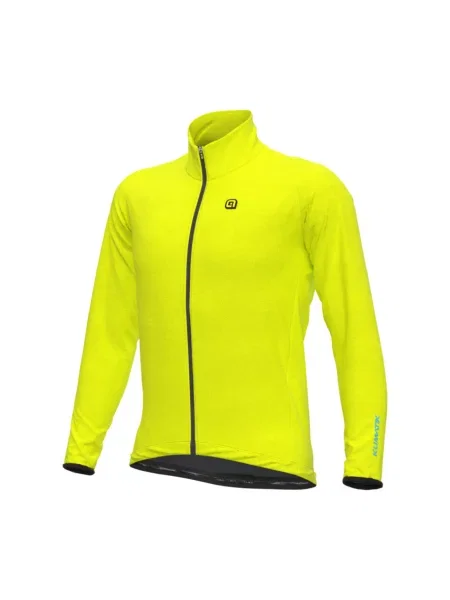 Kurtka rowerowa Alé Cycling Klimatik Guscio Racing żółta