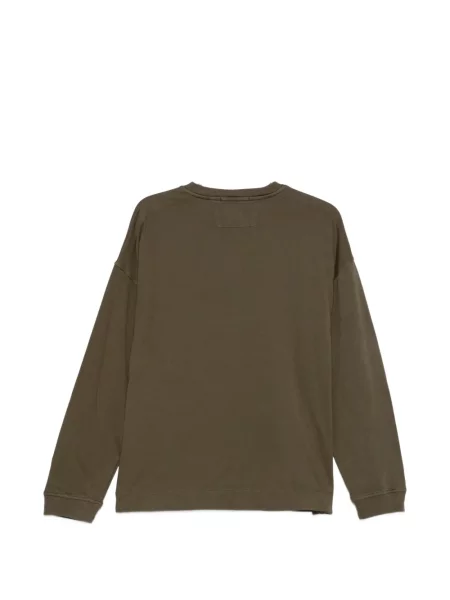 Lung tricou C.p. Company cu autograf verde