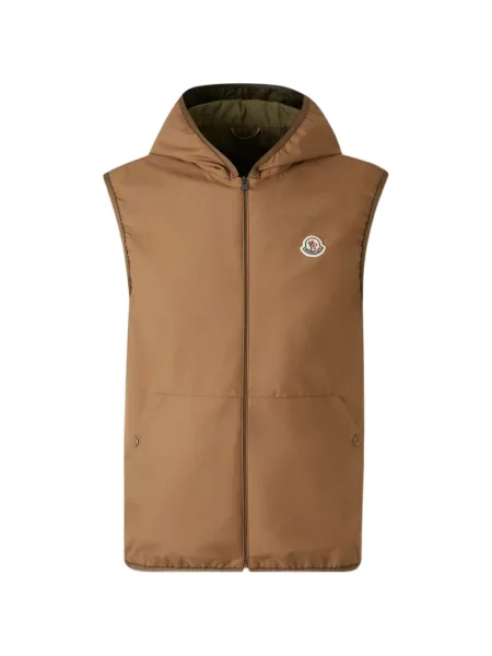 Geacă Moncler cu glugă verde