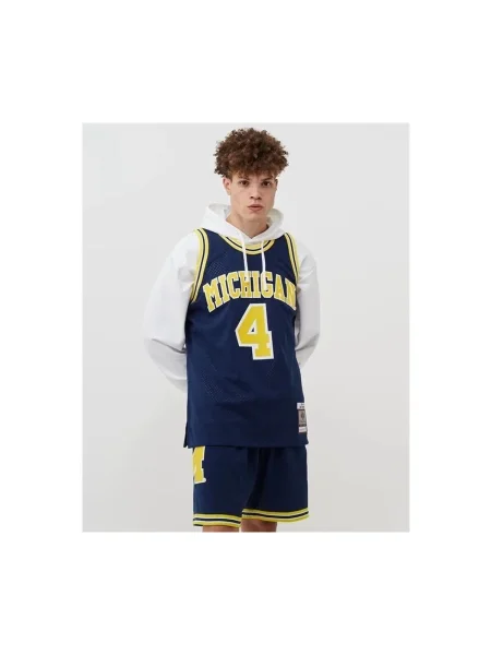 Tricou Mitchell & Ness albastru
