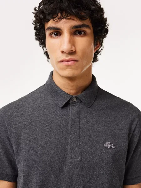 Поло Lacoste серое