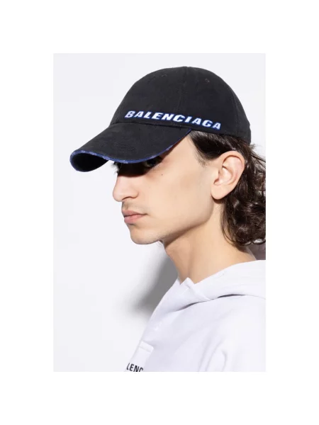 Czapka z daszkiem Balenciaga niebieska