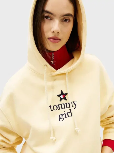 Толстовка Tommy Jeans желтая