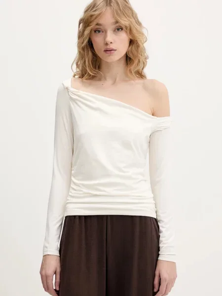 Majica Abercrombie & Fitch bež
